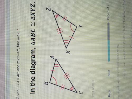 Find the measure of angle Y
please help, thank you.
