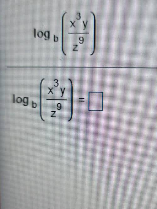 Use properties of logarithms to expand the logarithmic expression as much as possible. Evaluate log