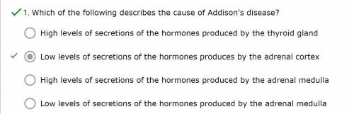 Which of the following describes the cause of Addison's disease?