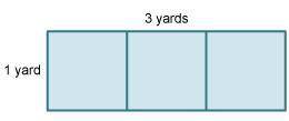 What is the area?
1 square yard
2 square yards
3 square yards