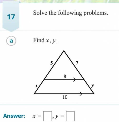 Find the corresponding sides of this triangle.