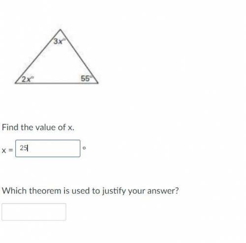 I need help with the second part. I've gotten the answer i just need help with the theorem