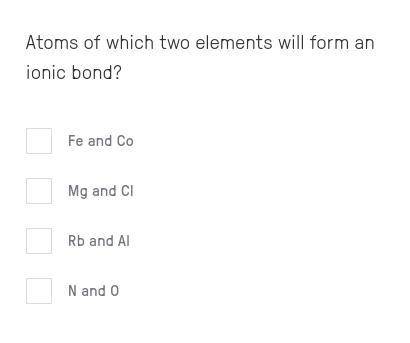 Um help me, about elements and Ionic bonds :(