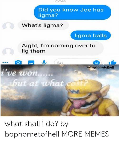 Ligma what is ligma well
