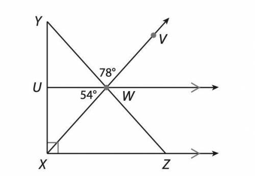 Find the measure of angle WXZ. Use the diagram below.