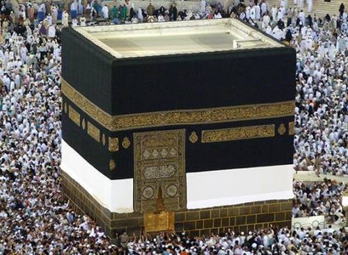 Compare the Kaaba to a different religious site around the world. In what ways are they similar and
