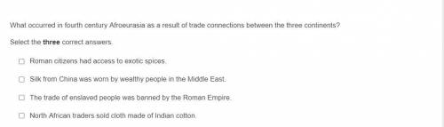 What occurred in fourth century Afroeurasia as a result of trade connections between the three cont