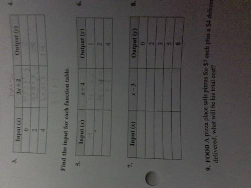 PLEASE HELP ( GIVING BRAINLIEST) answer number 3, 5, and 7. THANK YOU WHOEVER HELPS !!