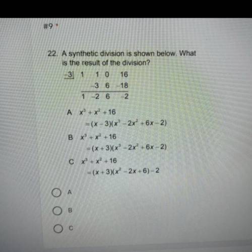 Help on this algebra 2 question