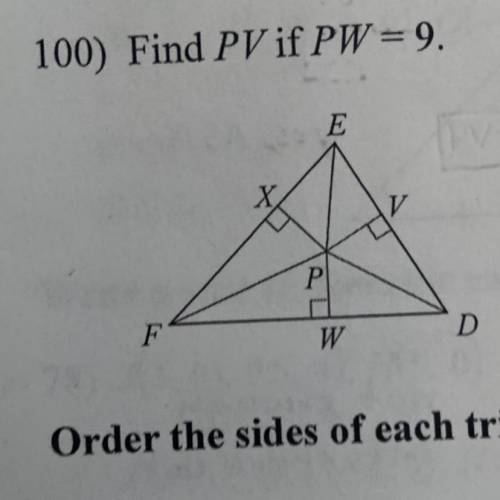 Find PV if PW = 9.
PLEASE HELP