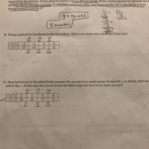 Confused on both 9 and 10 please help