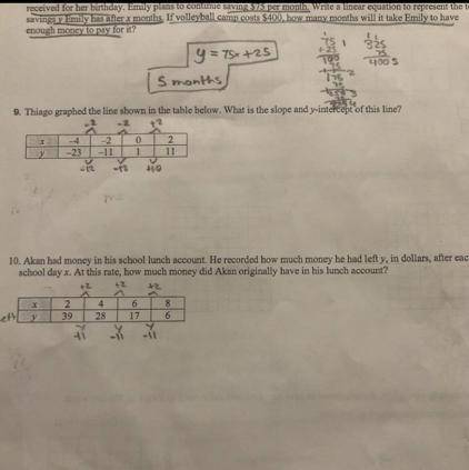 Confused on 9 and 10 help please
