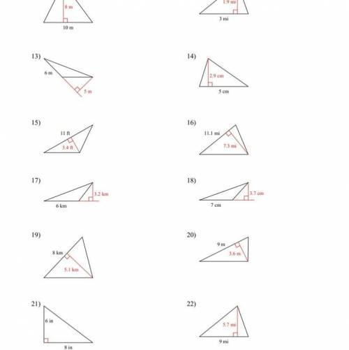 Area of rectangle and triangles!! HELP ASAPPP