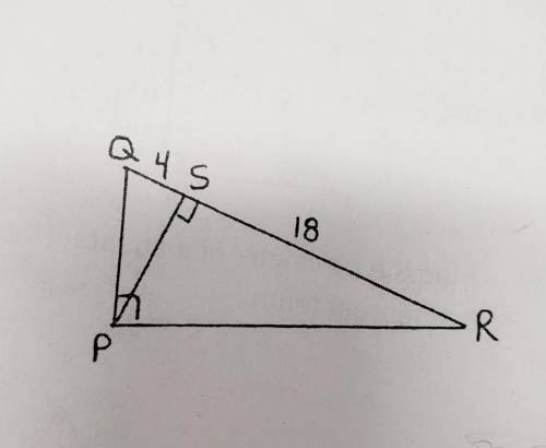 In ️PQR find PS (geometry)