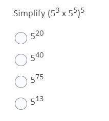 URGENT simplify (5^3 x 5^5)^5