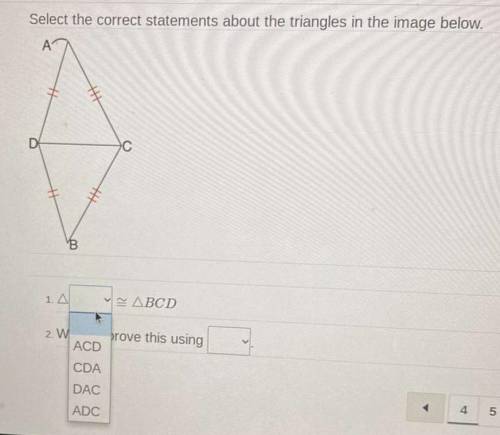 #9: Select the correct statements about the triangles in the image below.

I will give brainliest