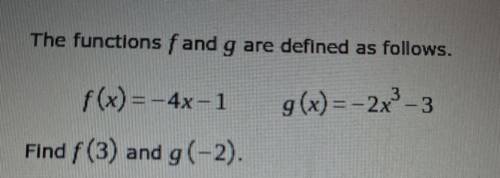 Does anyone know the steps to solve for BOTH f and G?