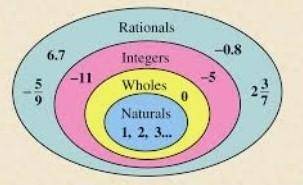TRUE OR FALSE

There are whole numbers that are not integers.
There are rational numbers that are n