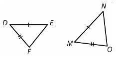 What additional information would suffice to prove the triangles congruent?

Choose all that apply