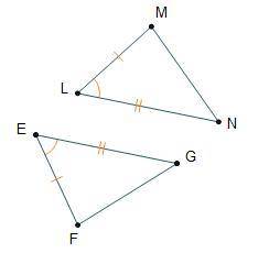 Which of these triangle pairs can be mapped to each other using a single reflection?k