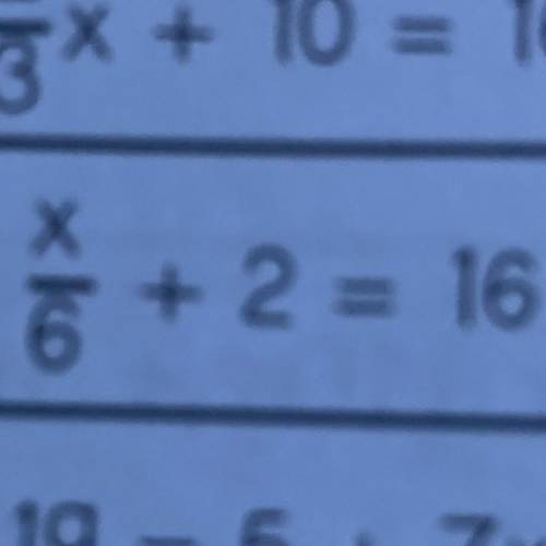 X over 2 +2= 15 two step equations