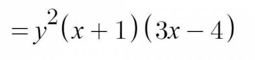 Please factor out the following problem:3x^2y^2-xy^2-4y^2