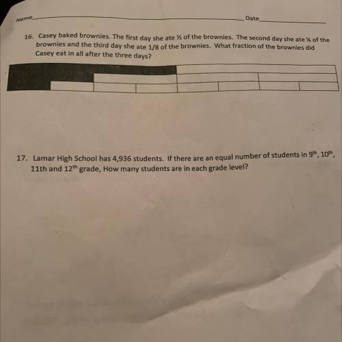 Can you please help me with number 16