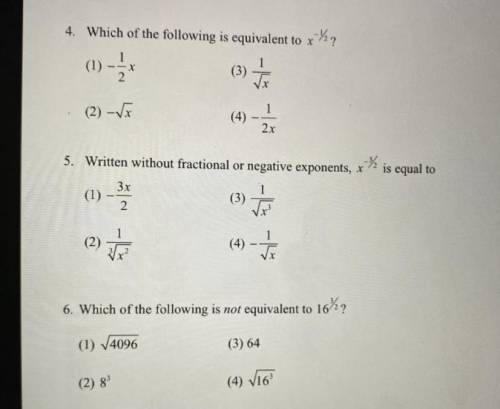 Answer 4 , 5 and 6 please