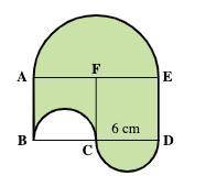 The figures below are based on semicircles and squares. Find the perimeter and the area of each sha