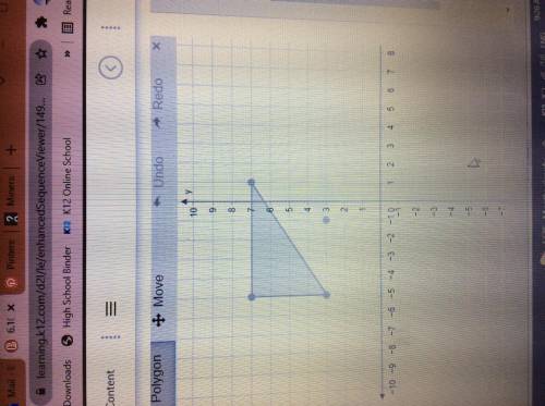 I NEED HELP ASAPPPPP graph the image of the figure after a dilation with a scale factor of 1/2 cent