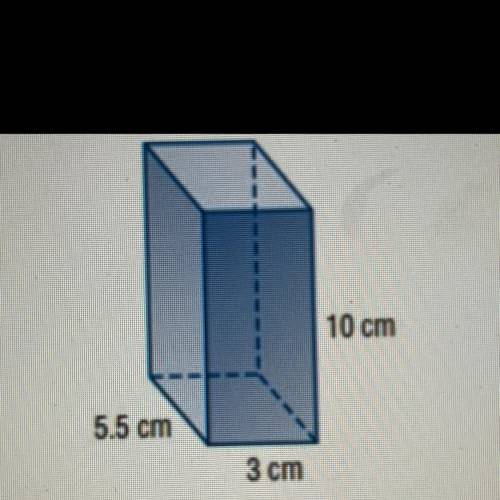 HELP ASAP PLZ IM TIMED

Find the surface area of the rectangular prism below to the nearest tenth.