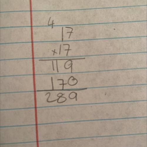 17*17 i forget how multiplication works (oops oof)