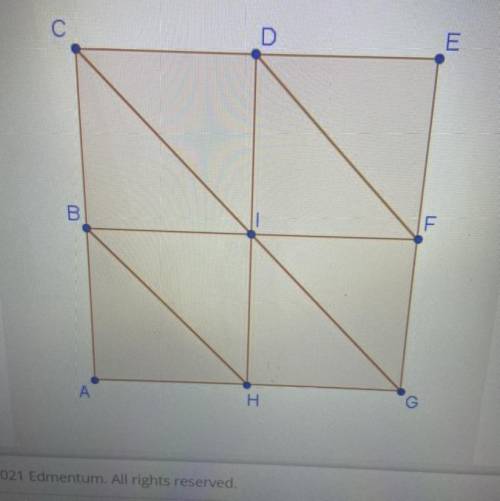 The figure shows 8 congruent triangles made by dividing a square that has an area of 64 cm². What i