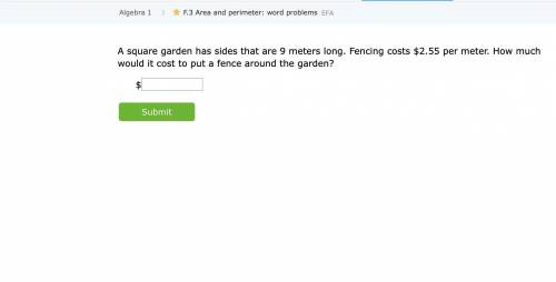 How much would it cost to put a fence around the garden?