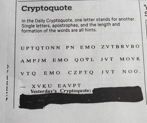 O2021 King Features Syndicate Inc. Cryptoquote In the Daily Cryptoquote, one letter stands for anot