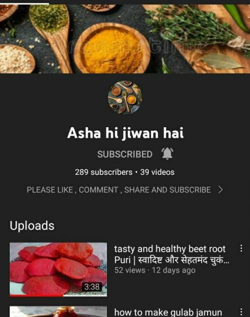 This is my mom channel please subscribe