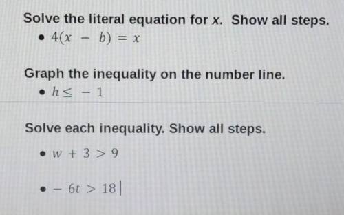 Can someone help me with these algebra question