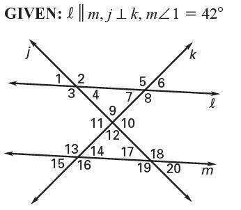 Can anyone help and tell me the measure of all 20 angles? I'm struggling. Some of them I figured ou