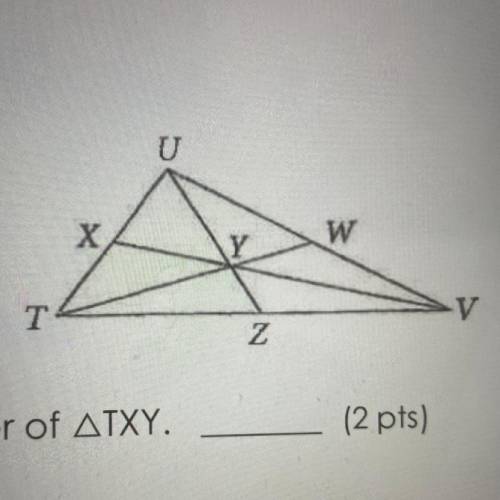 If ux=5 find the perimeter of txy