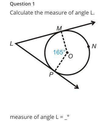 Calculate the measure of angle L