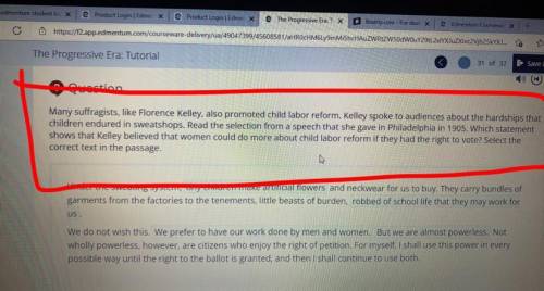 Aa

Many suffragists, like Florence Kelley, also promoted child labor reform. Kelley spoke to audi