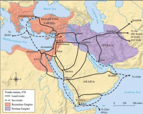 What year is shown on this map? How does this relate to the history of Islam?