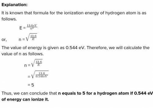a hydrogen atom in an excited state can be ionized with less energy than when it is in its ground st