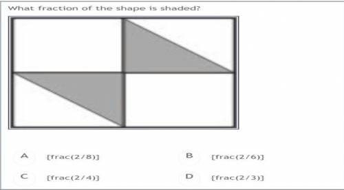 Can someone please tell me what part of the fraction is shaded ?