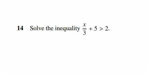 Inequality question math solve step by step