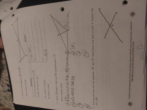 I need help with the whole page. Its geometry proofs. (When will I need to know this in my life )