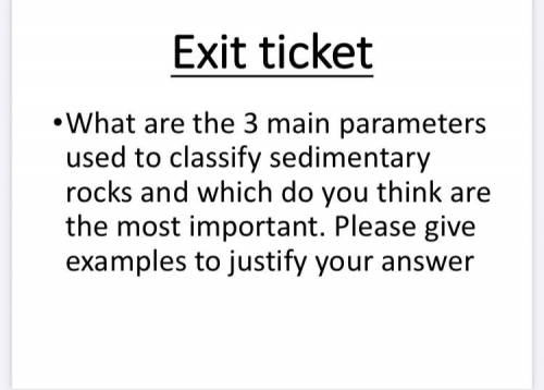 EXIT TICKET
SOMEONE PLEASE HELP ME WITH THIS ILL GIVE YOU BRAINLIST ANSWER!!! PLEASE
