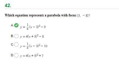 Can someone please help me with ASAP. I need to do this by tonight thx.

Which equation represents