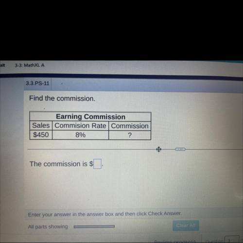 Earning Commission
Sales Commision Rate Commission
$450
8%
?