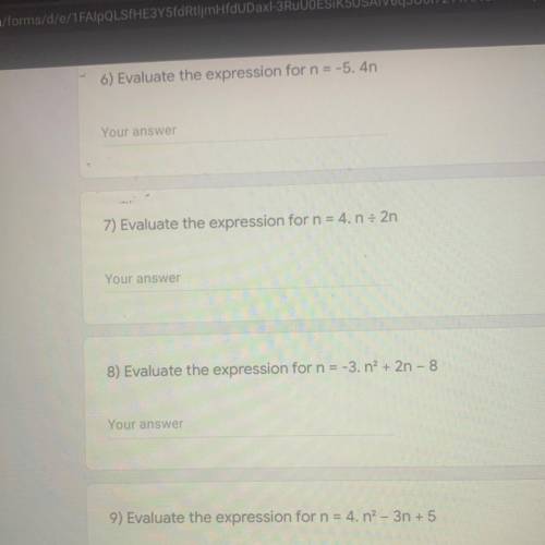 I need help with all of these answers